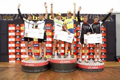 Absa Cape Epic MTN Energade wins their first stage